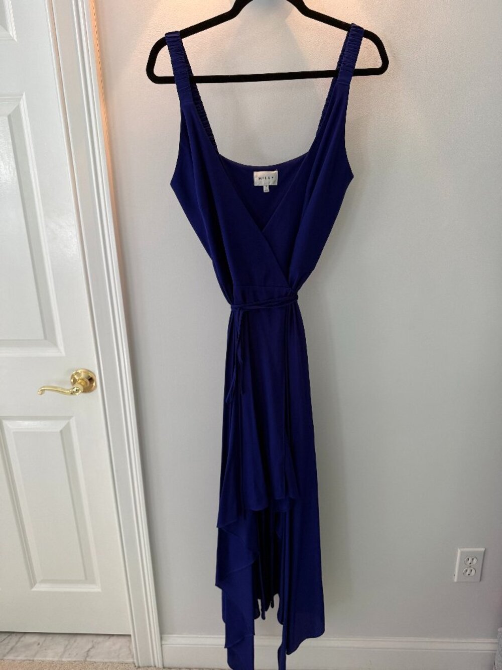 Milly Blue Wrap Dress